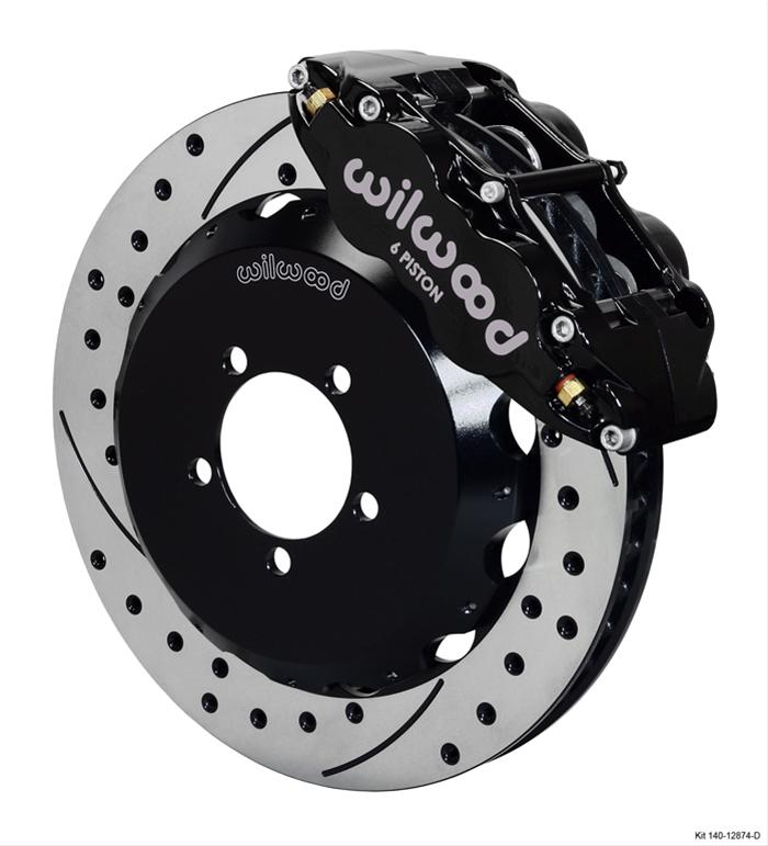 Wilwood Forged Narrow Superlite 6R Big Brake Front Brake Kits 140-12874-D