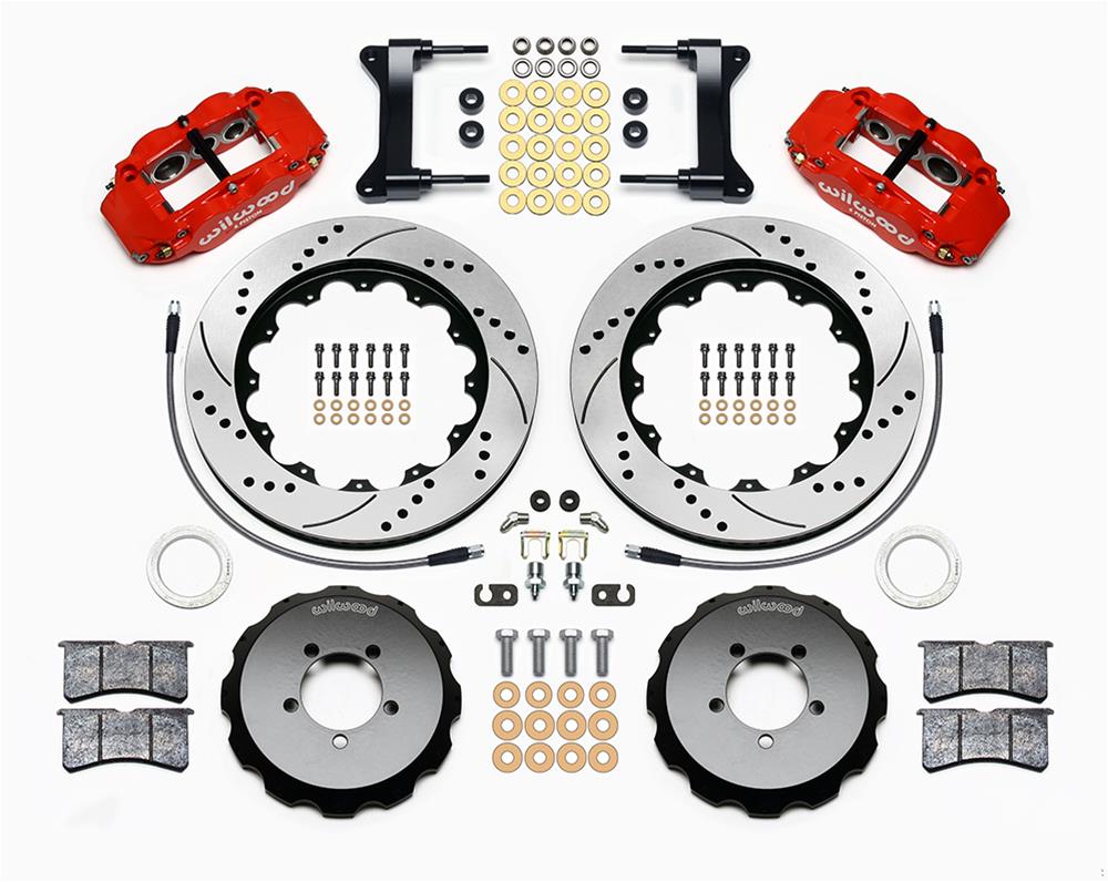 Wilwood Forged Narrow Superlite 6R Big Brake Front Brake Kits 140-12875-DR