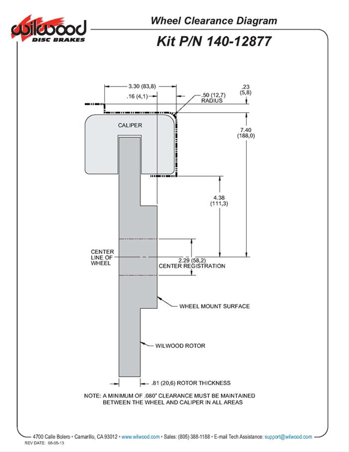 Wilwood Forged Narrow Superlite 4R Big Brake Rear Brake Kits 140-12877-D