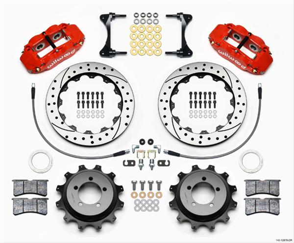 Wilwood Forged Narrow Superlite 4R Big Brake Rear Parking Brake Kits 140-12878-DR