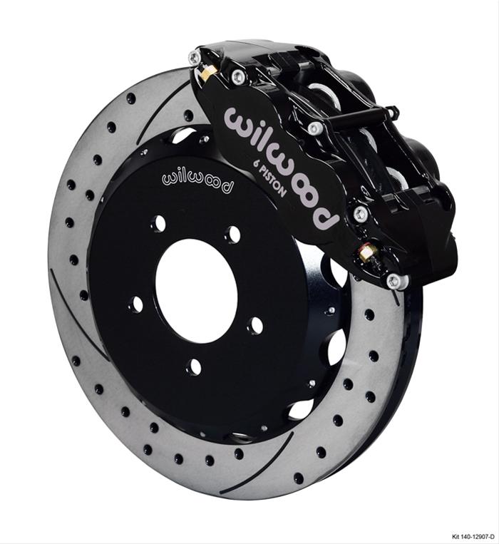 Wilwood Forged Narrow Superlite 6R Big Brake Front Brake Kits 140-12907-D