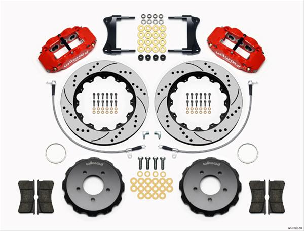 Wilwood Forged Narrow Superlite 6R Big Brake Front Brake Kits 140-12911-DR