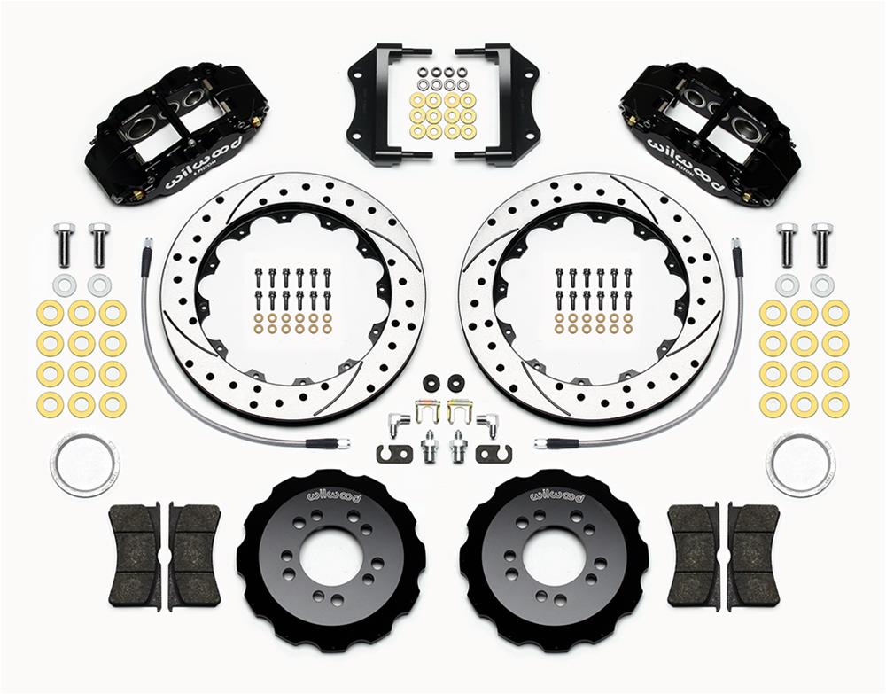 Wilwood Forged Narrow Superlite 6R Big Brake Front Brake Kits 140-13018-D
