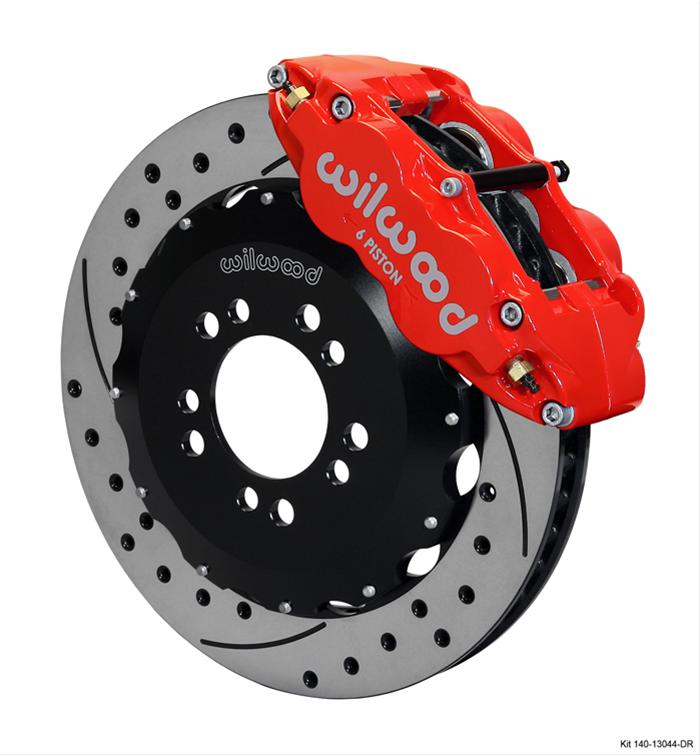 Wilwood Forged Narrow Superlite 6R Big Brake Front Brake Kits 140-13044-DR