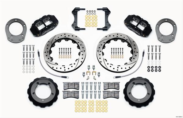 Wilwood Forged Narrow Superlite 4R Big Brake Front Brake Kits 140-13305-D