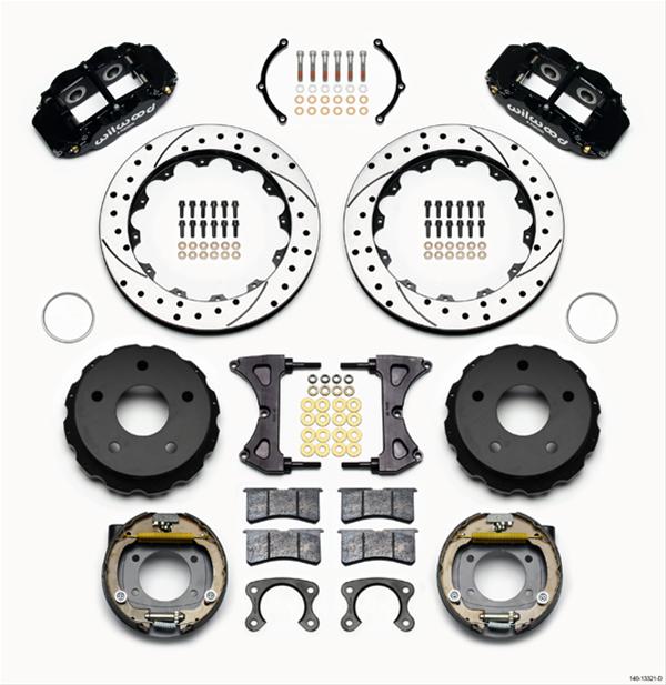 Wilwood Forged Narrow Superlite 4R Big Brake Rear Parking Brake Kits 140-13321-D