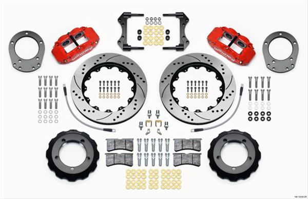 Wilwood Forged Narrow Superlite 6R Big Brake Front Brake Kits 140-13330-DR