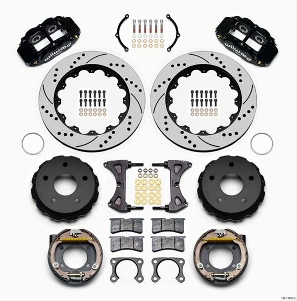 Wilwood Forged Narrow Superlite 4R Big Brake Rear Parking Brake Kits 140-13333-D