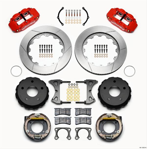 Wilwood Forged Narrow Superlite 4R Big Brake Rear Parking Brake Kits 140-13333-R