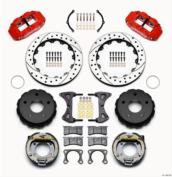 Wilwood Forged Narrow Superlite 4R Big Brake Rear Parking Brake Kits 140-13665-DR