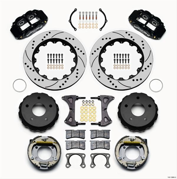 Wilwood Forged Narrow Superlite 4R Big Brake Rear Parking Brake Kits 140-13666-D
