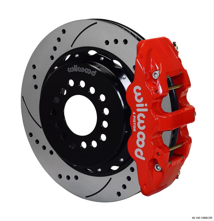 Wilwood AERO4 Big Brake Rear Parking Brake Kits 140-13686-DR