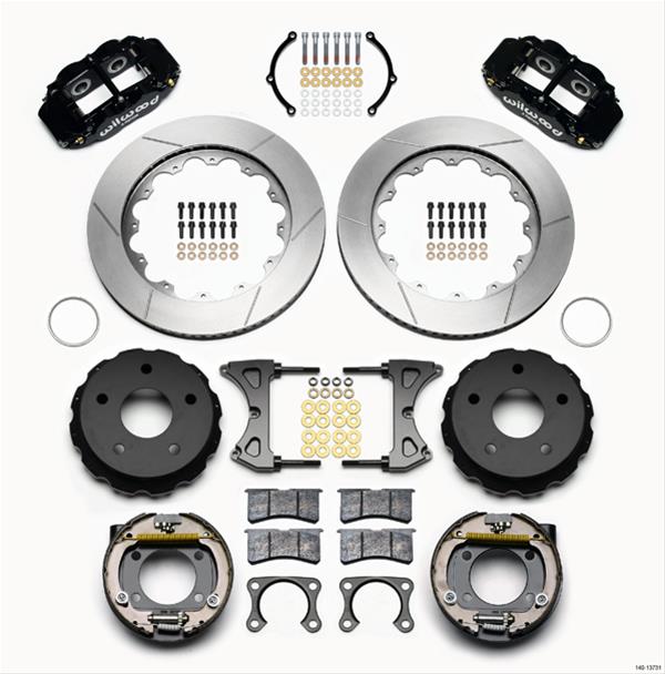 Wilwood Forged Narrow Superlite 4R Big Brake Rear Parking Brake Kits 140-13731