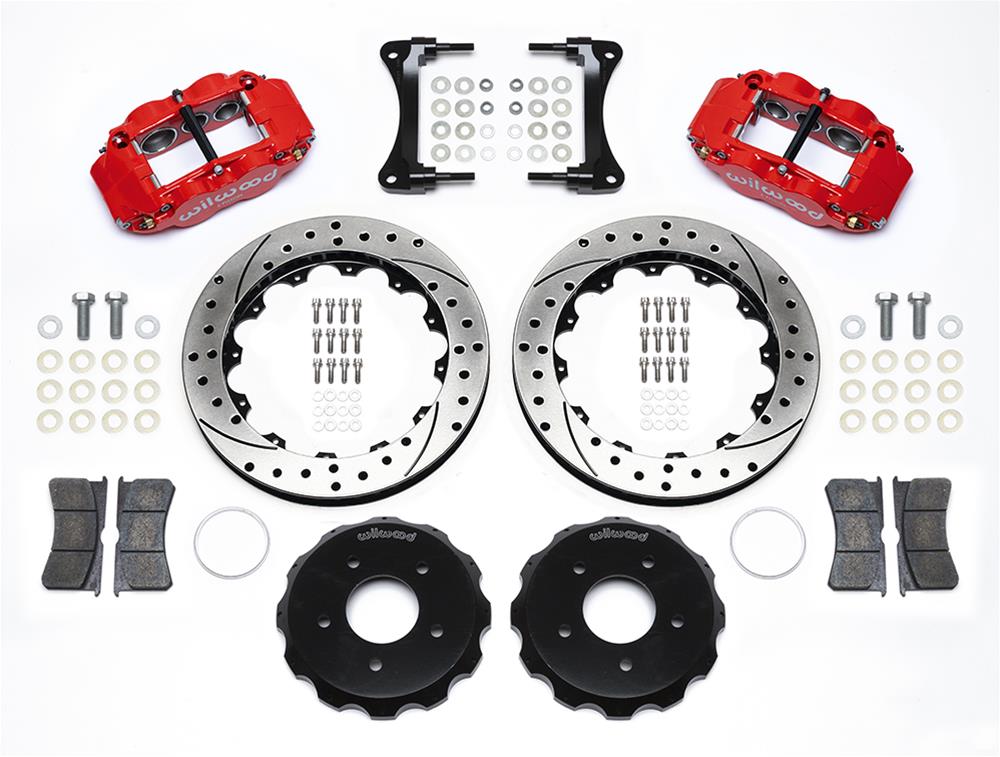Wilwood Forged Narrow Superlite 4R Big Brake Front Brake Kits 140-13880-DR