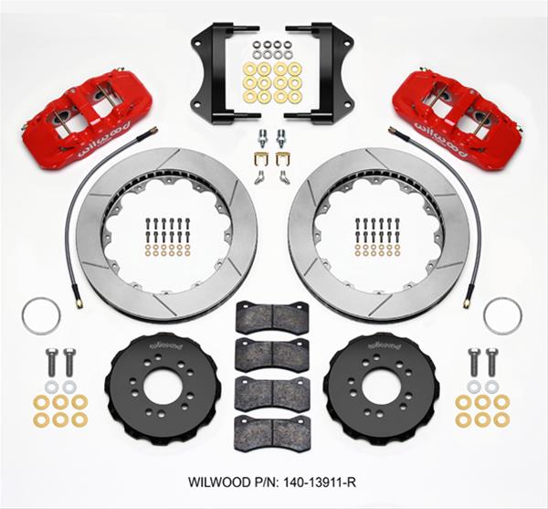 Wilwood AERO6 Big Brake Front Brake Kits 140-13911-R