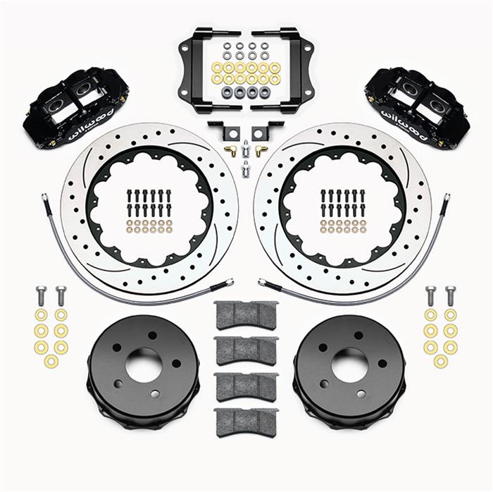 Wilwood Forged Narrow Superlite 4R Big Brake Rear Parking Brake Kits 140-14066-D