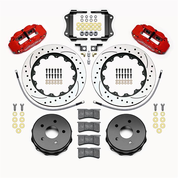 Wilwood Forged Narrow Superlite 4R Big Brake Rear Parking Brake Kits 140-14066-DR