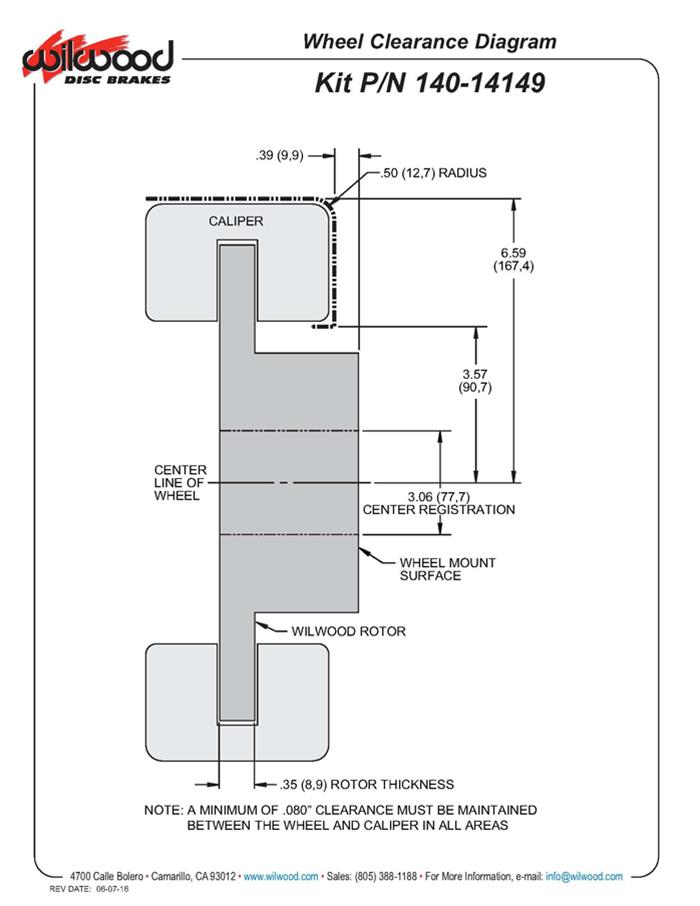 Wilwood DynaPro Dual SA Lug Drive Dynamic Rear Drag Brake Kits 140-14149-D