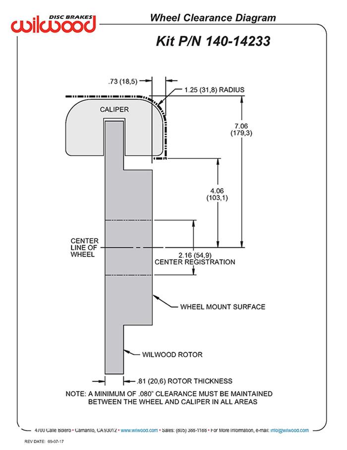 Wilwood Forged Dynalite Big Brake Front Brake Kits 140-14233