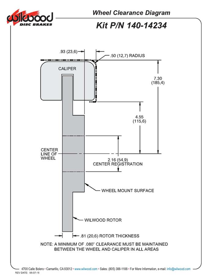 Wilwood Forged DynaPro 6 Big Brake Front Brake Kits 140-14234