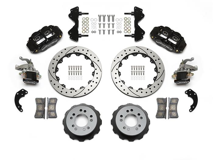 Wilwood Forged Narrow Superlite 4R-MC4 Big Brake Rear Parking Brake Kits 140-14262-D
