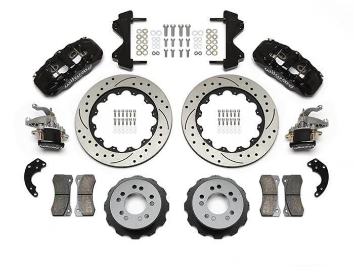 Wilwood Forged Narrow Superlite 4R-MC4 Big Brake Rear Parking Brake Kits 140-14263-D