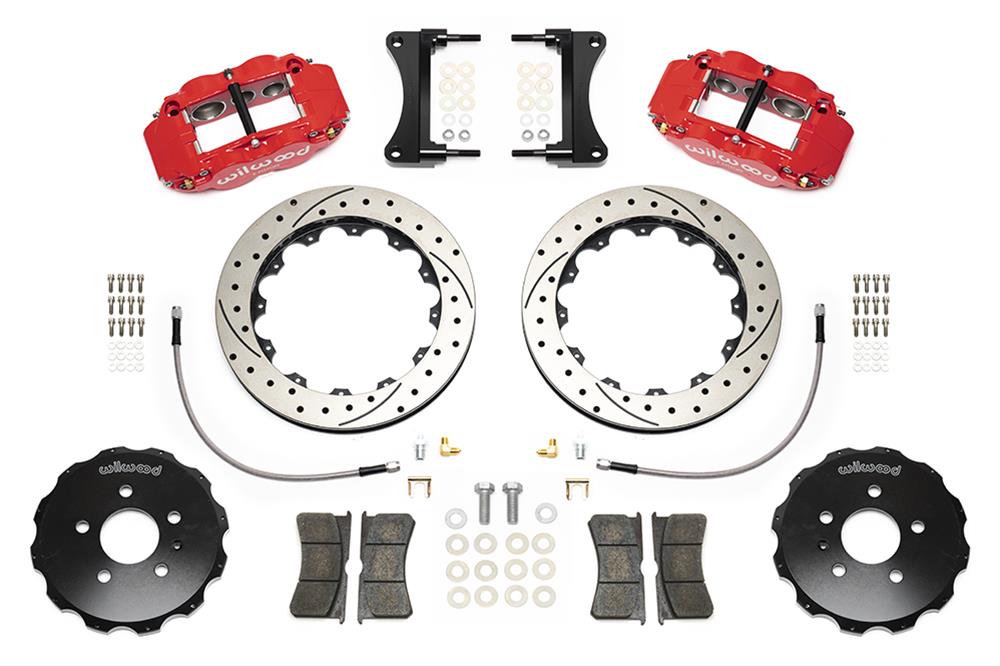 Wilwood Forged Narrow Superlite 6R Big Brake Front Brake Kits 140-14487-DR