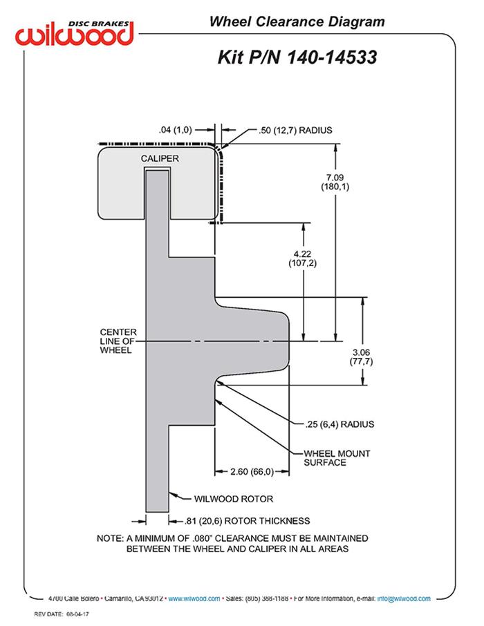 Wilwood Forged DynaPro 6 Big Brake Front Brake Kits 140-14533
