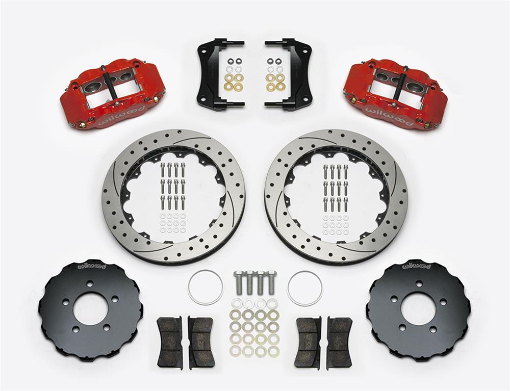 Wilwood Forged Narrow Superlite 6R Big Brake Front Brake Kits 140-14680-DR