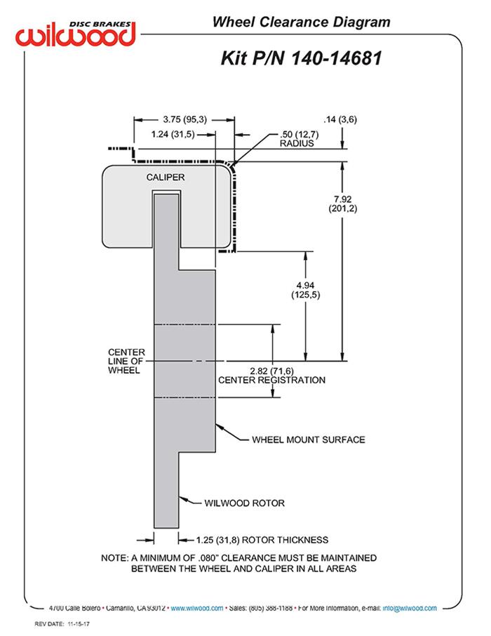 Wilwood Forged Narrow Superlite 6R Big Brake Front Brake Kits 140-14681-R