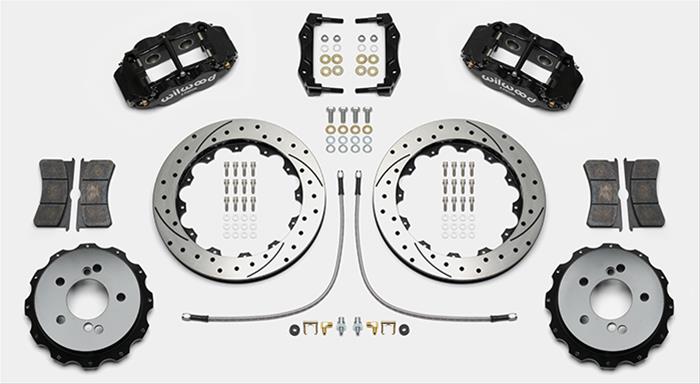 Wilwood Forged Narrow Superlite 4R Big Brake Rear Parking Brake Kits 140-14752-D