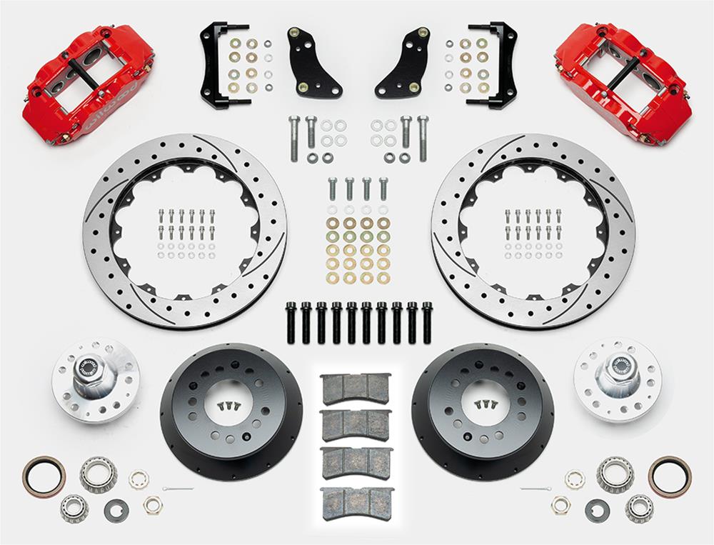 Wilwood Forged Narrow Superlite 6R Big Brake Front Brake Kits 140-14840-DR