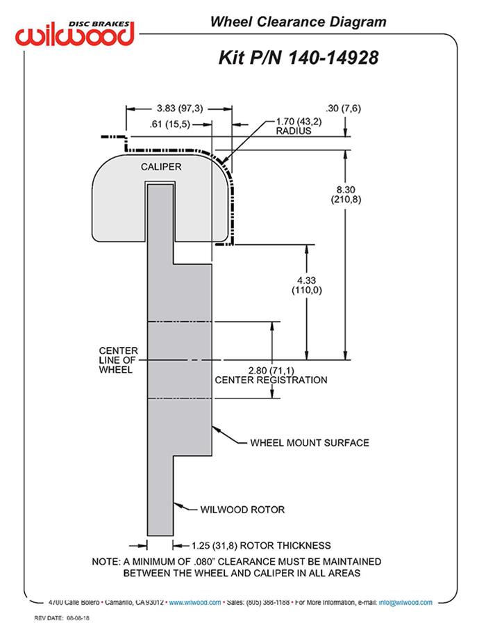 Wilwood SX6R Big Brake Dynamic Front Brake Kits 140-14928-DR