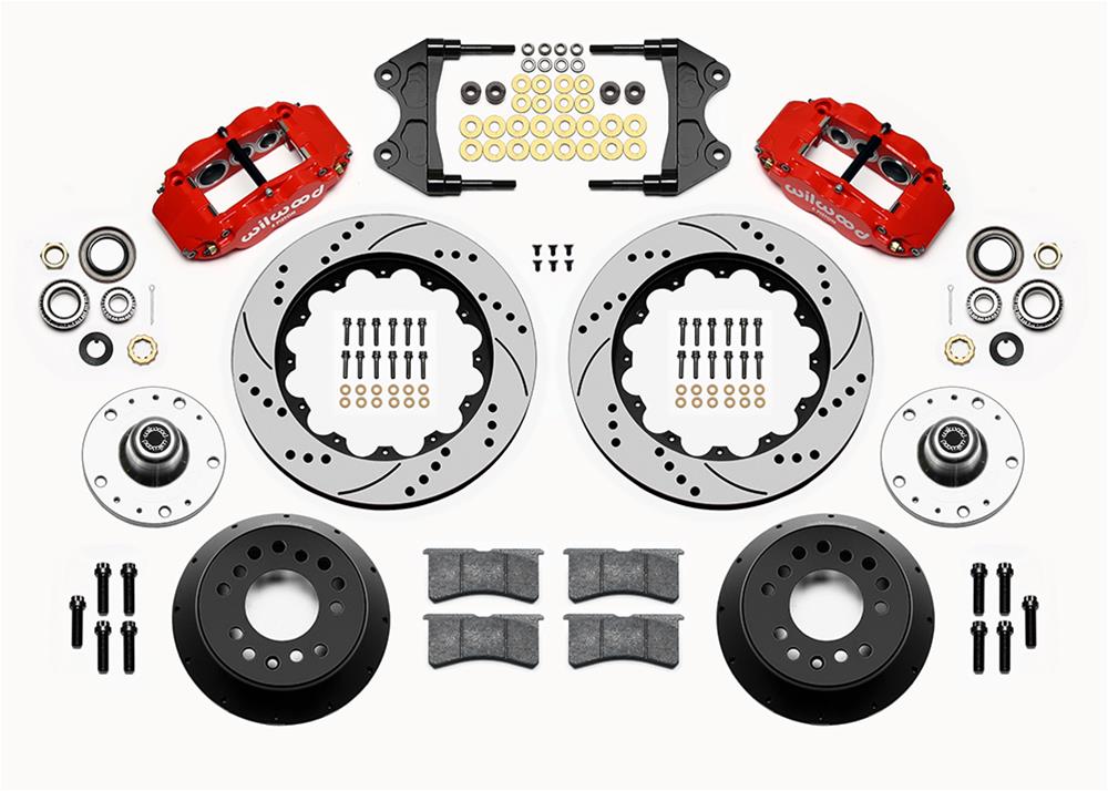 Wilwood Forged Narrow Superlite 6R Big Brake Front Brake Kits 140-15156-DR