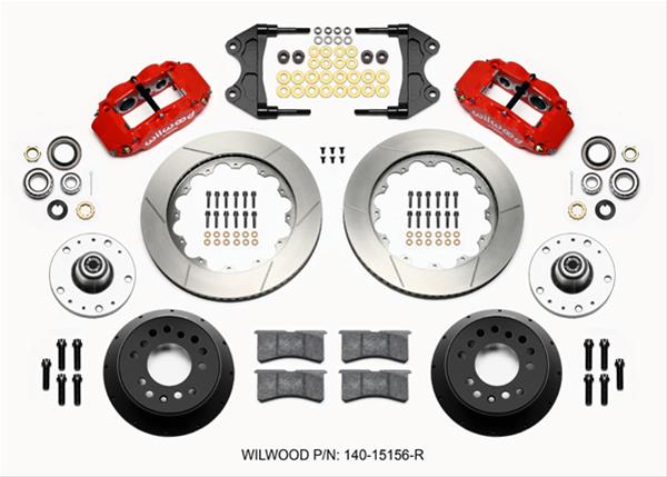 Wilwood Forged Narrow Superlite 6R Big Brake Front Brake Kits 140-15156-R
