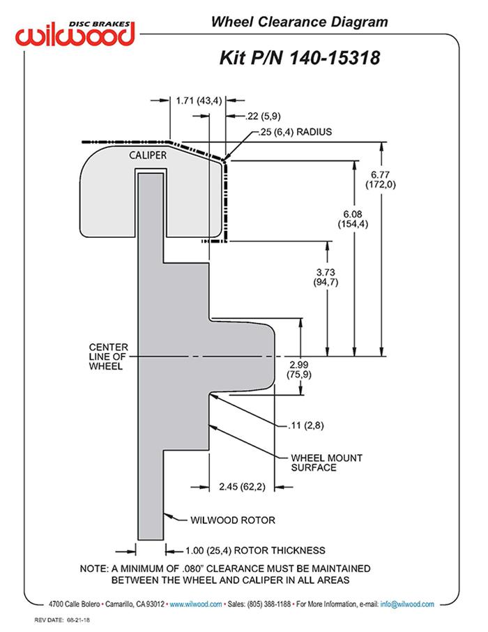 Wilwood Classic Series Dynalite Front Brake Kits 140-15318-R