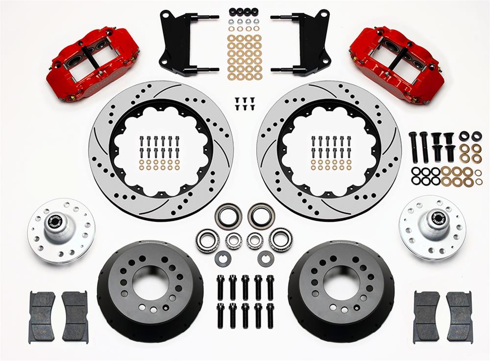 Wilwood Forged Narrow Superlite 6R Big Brake Front Brake Kits 140-15409-DR