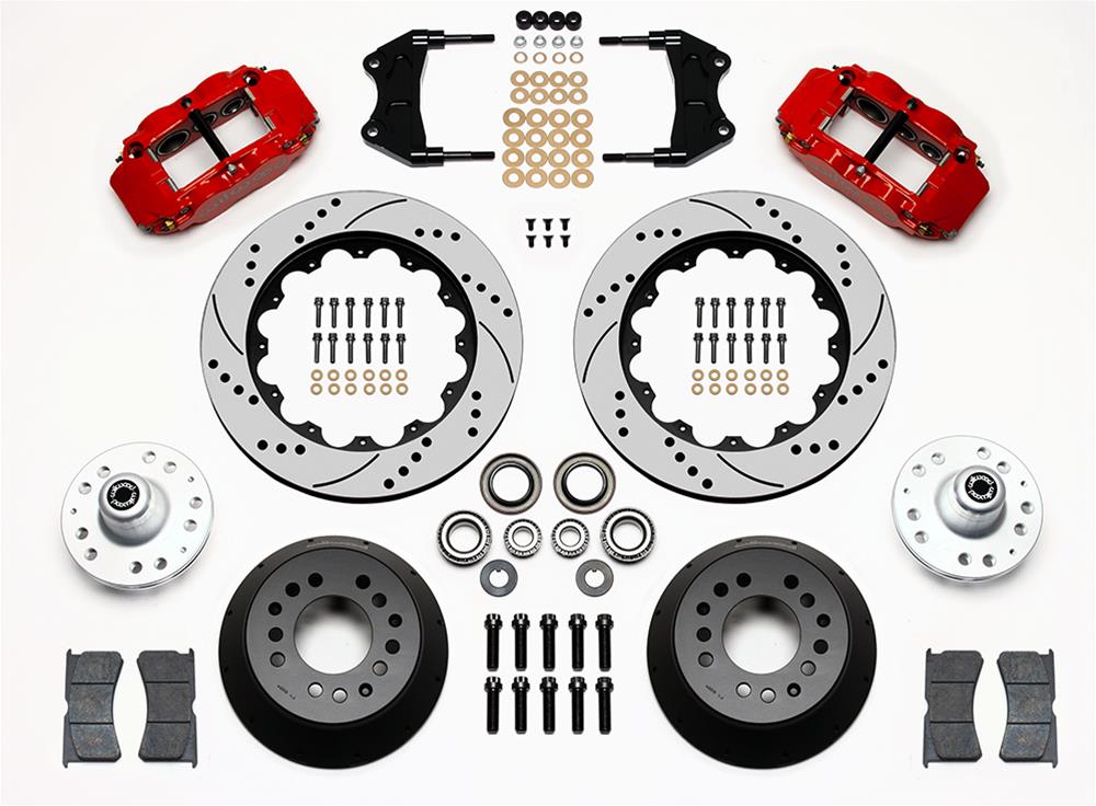 Wilwood Forged Narrow Superlite 6R Big Brake Front Brake Kits 140-15410-DR