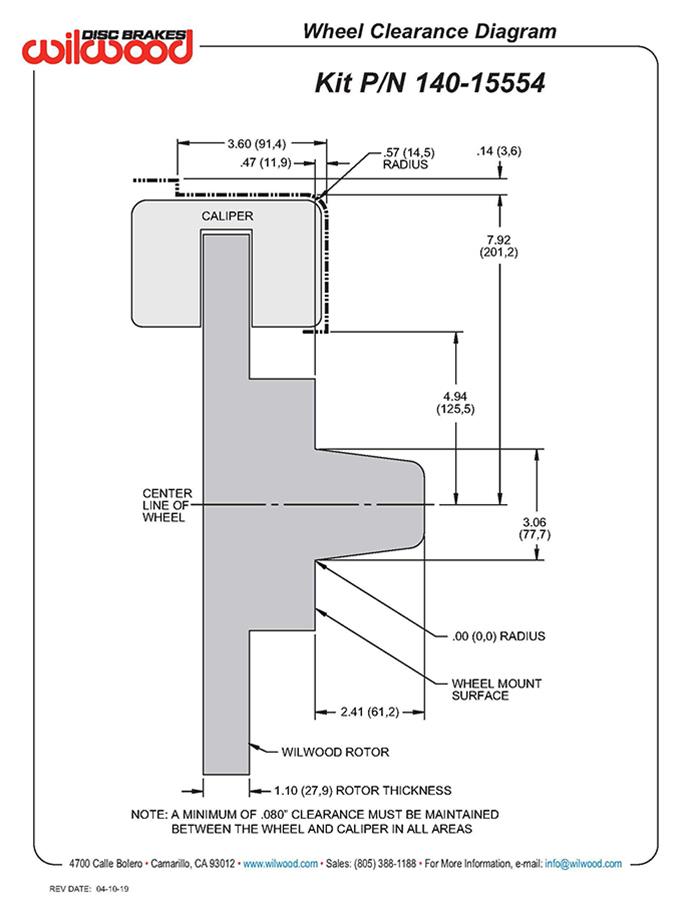 Wilwood Forged Narrow Superlite 6R Big Brake Front Brake Kits 140-15554