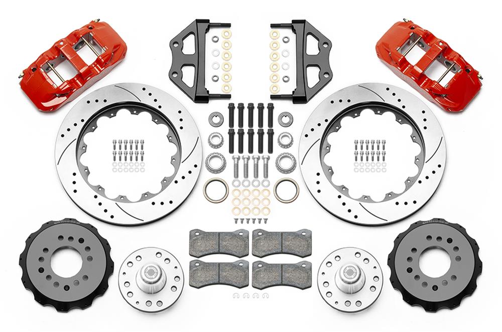 Wilwood AERO6 Big Brake Front Brake Kits 140-15558-DR