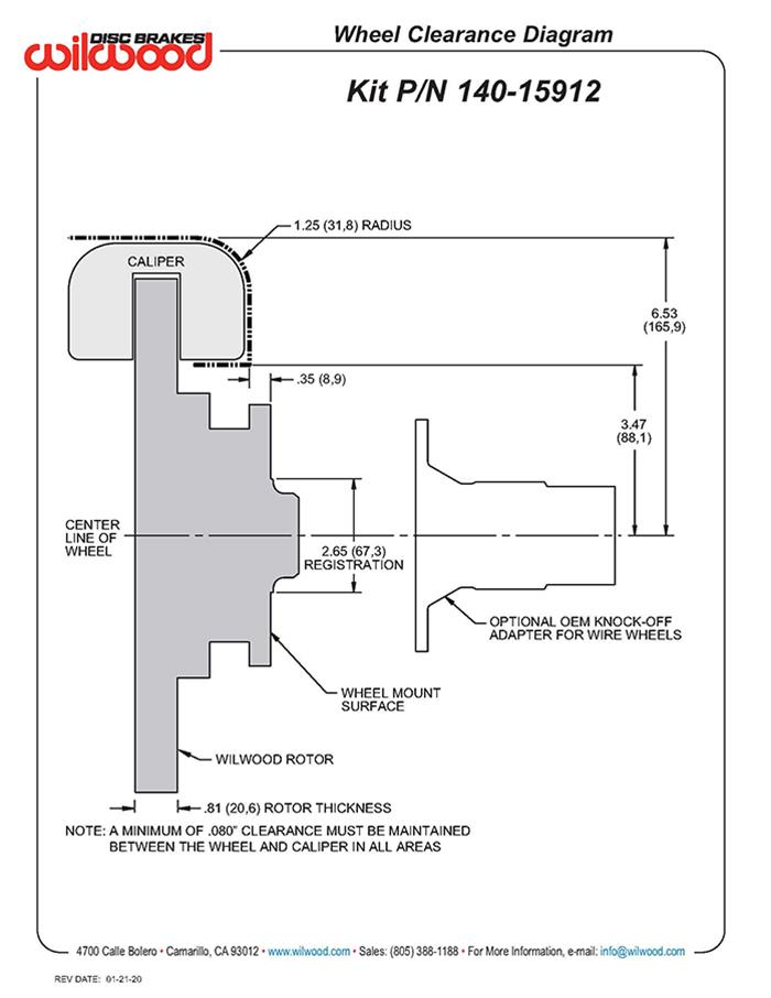 Wilwood Forged Dynalite Big Brake Front Brake Kits 140-15912-D