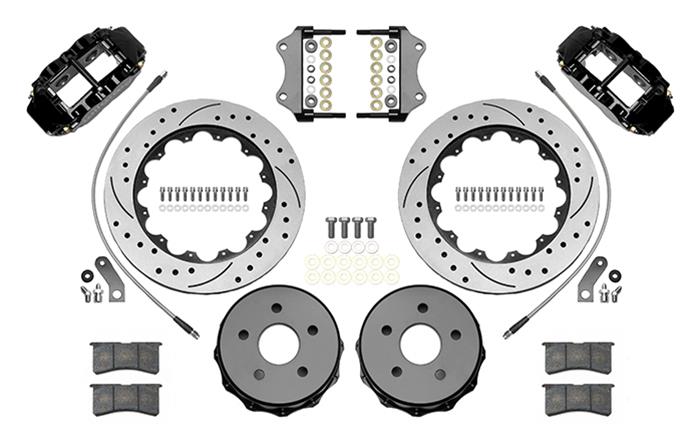 Wilwood Forged Narrow Superlite 4R Big Brake Rear Parking Brake Kits 140-15930-D