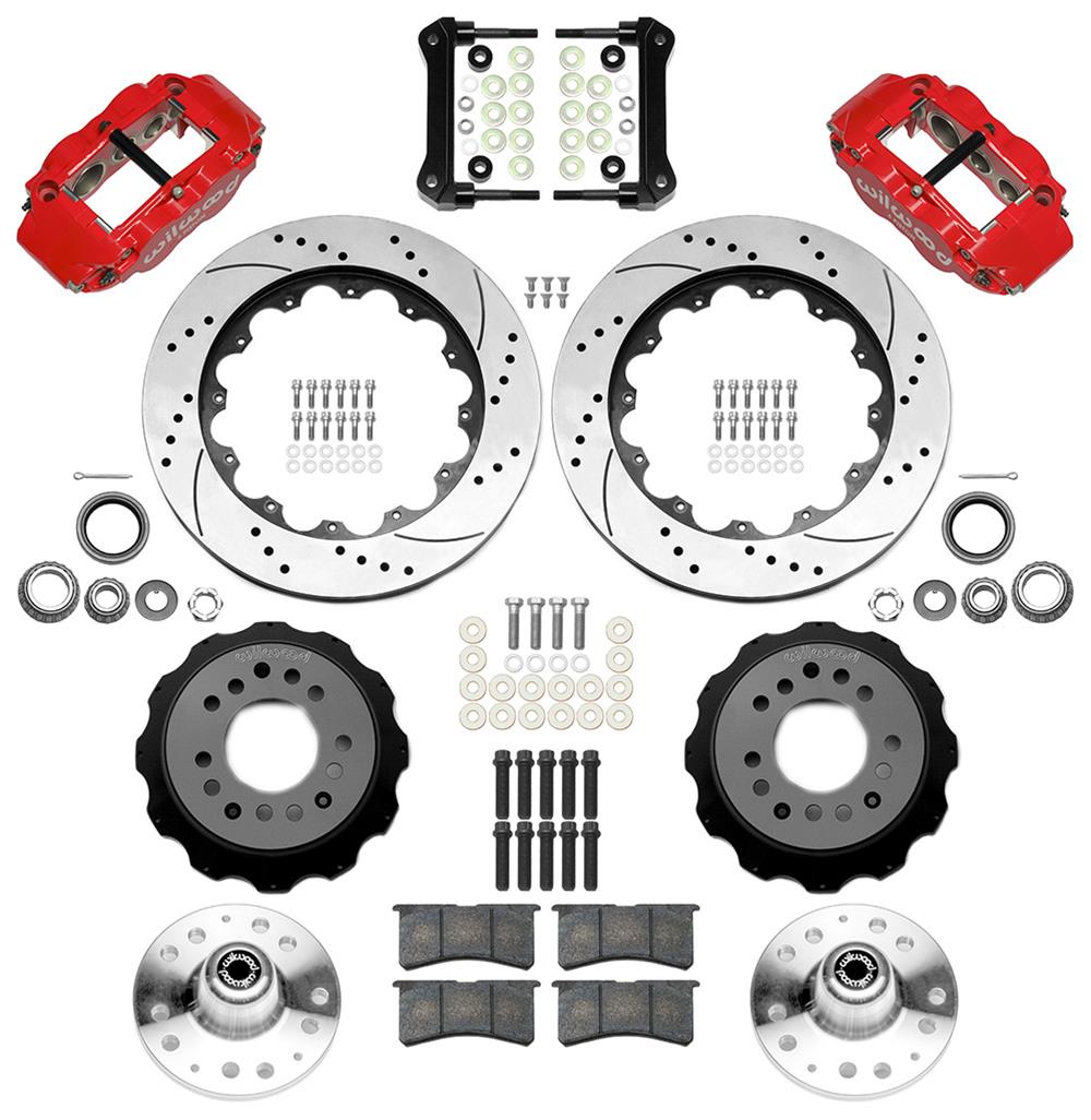 Wilwood Forged Narrow Superlite 6R Big Brake Front Brake Kits 140-15983-DR