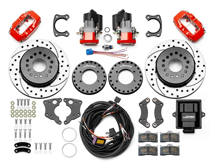 Wilwood Forged Dynalite Rear Electronic Parking Brake Kits 140-16130-DR