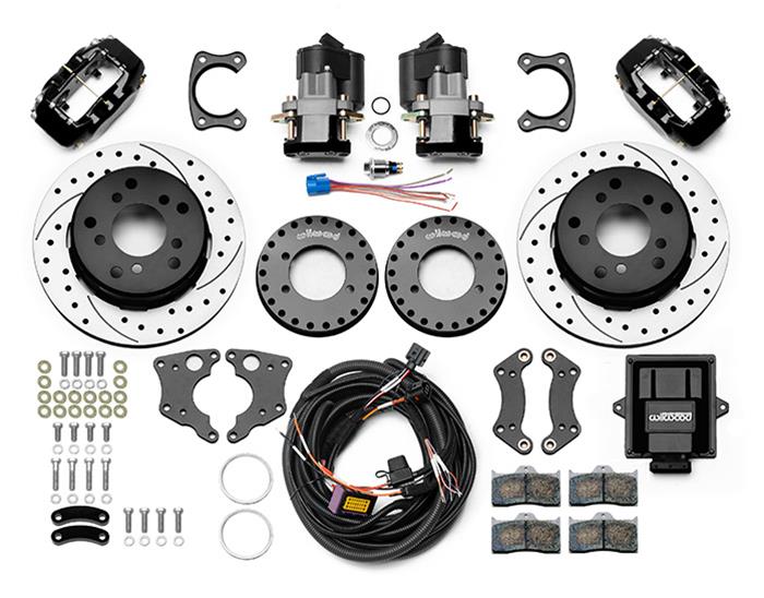 Wilwood Forged Dynalite Rear Electronic Parking Brake Kits 140-16138-D