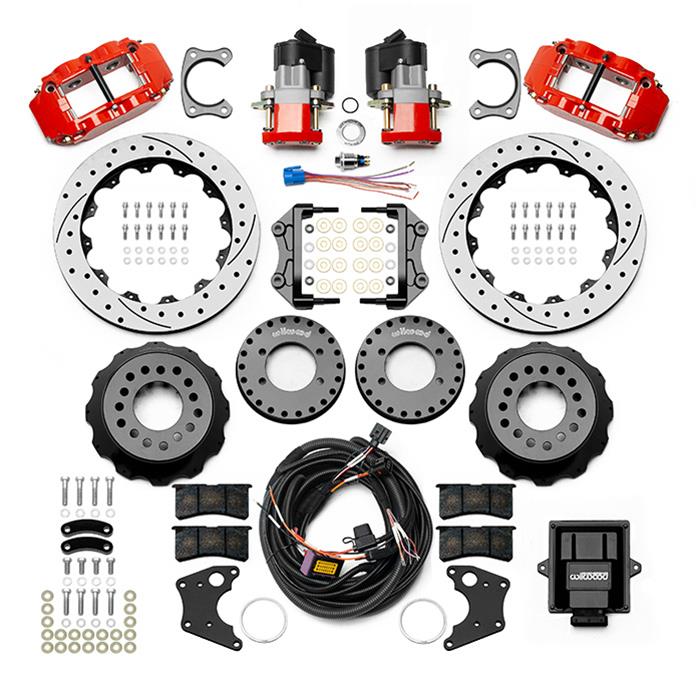 Wilwood Forged Narrow Superlite 4R Big Brake Rear Parking Brake Kits 140-16143-DR