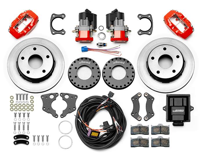 Wilwood Forged Dynalite Rear Electronic Parking Brake Kits 140-16146-R