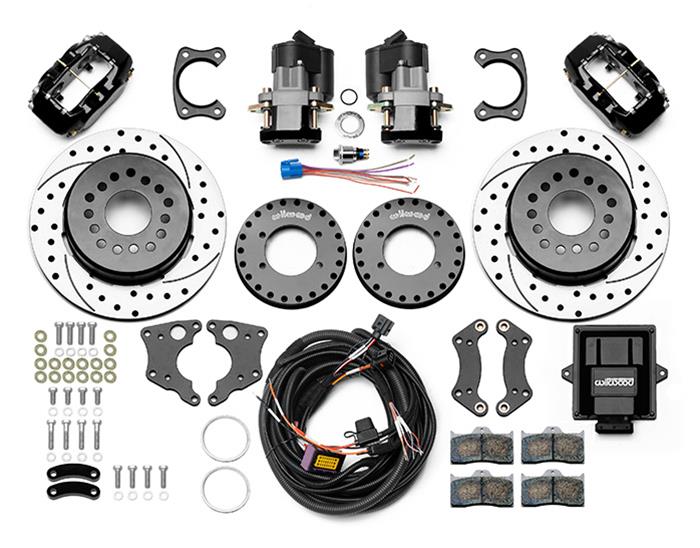 Wilwood Forged Dynalite Rear Electronic Parking Brake Kits 140-16154-D