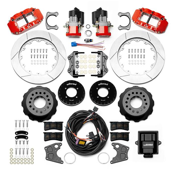 Wilwood Forged Narrow Superlite 4R Big Brake Rear Parking Brake Kits 140-16166-R
