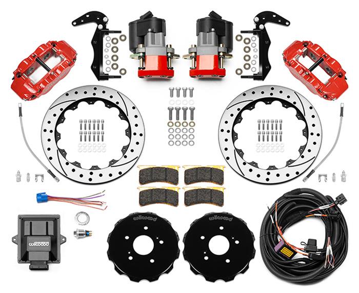 Wilwood Forged Narrow Superlite 4R Big Brake Rear Parking Brake Kits 140-16347-DR